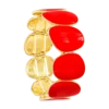 Bijou Brigitte Bracelet - Red Tone Hot