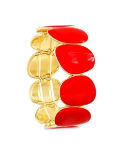 Bijou Brigitte Bracelet - Red Tone Hot