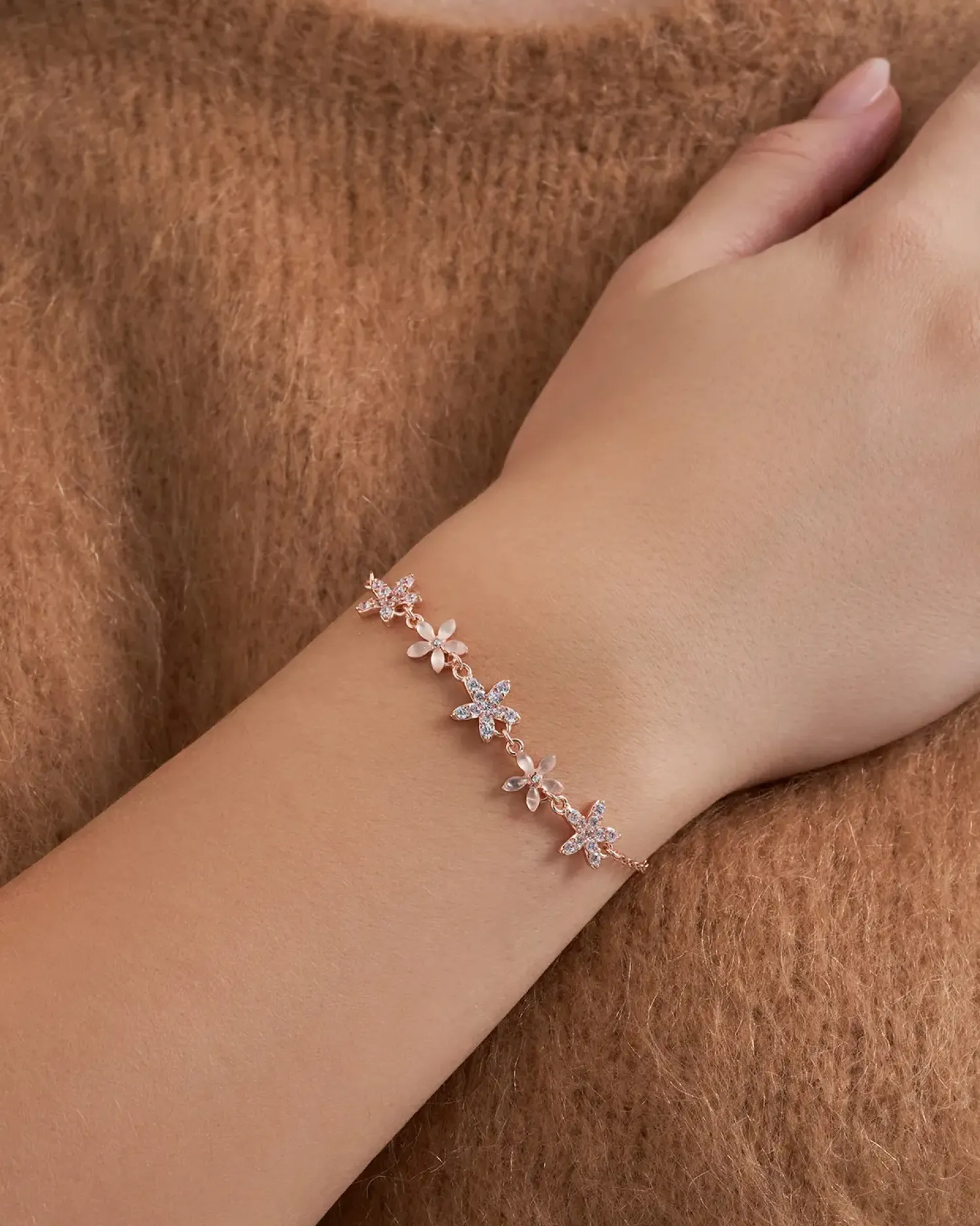 Bijou Brigitte Bracelet - Rose Blossom Discount