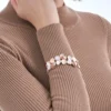 Bijou Brigitte Bracelet - Shiny Metal Hot