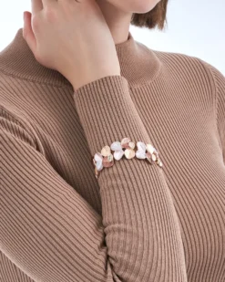 Bijou Brigitte Bracelet - Shiny Metal Hot