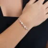 Bijou Brigitte Bracelet - Silver Blossom Sale