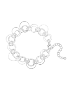 Bijou Brigitte Bracelet - Silver Connections Clearance