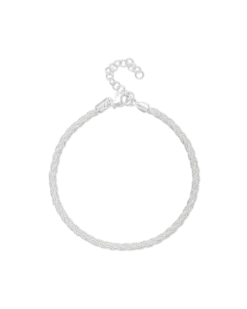 Bijou Brigitte Bracelet - Silver Cord Hot