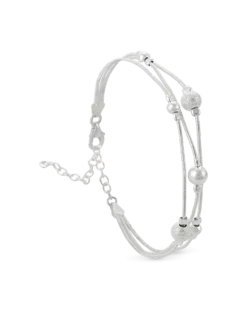 Bijou Brigitte Bracelet - Silver Cut Discount
