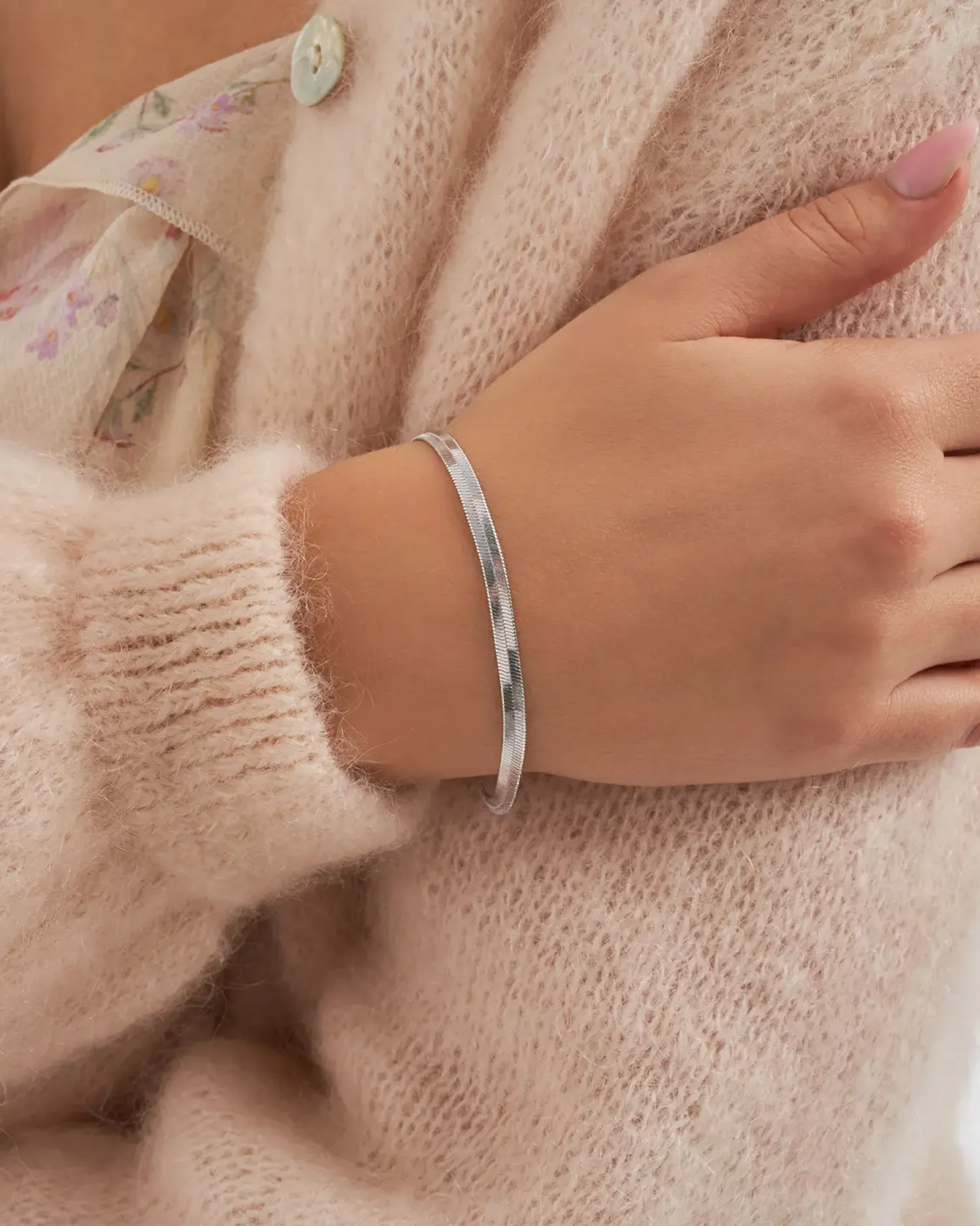 Bijou Brigitte Bracelet - Silver Glow