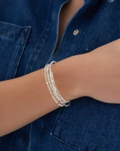 Bijou Brigitte Bracelet - Silver Motion Hot