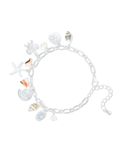 Bijou Brigitte Bracelet - Silver Ocean Clearance