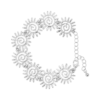 Bijou Brigitte Bracelet - Silver Swirls Clearance