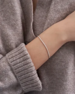 Bijou Brigitte Bracelet - Silver Twist Clearance