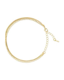 Bijou Brigitte Bracelet - Simple Gold Sale