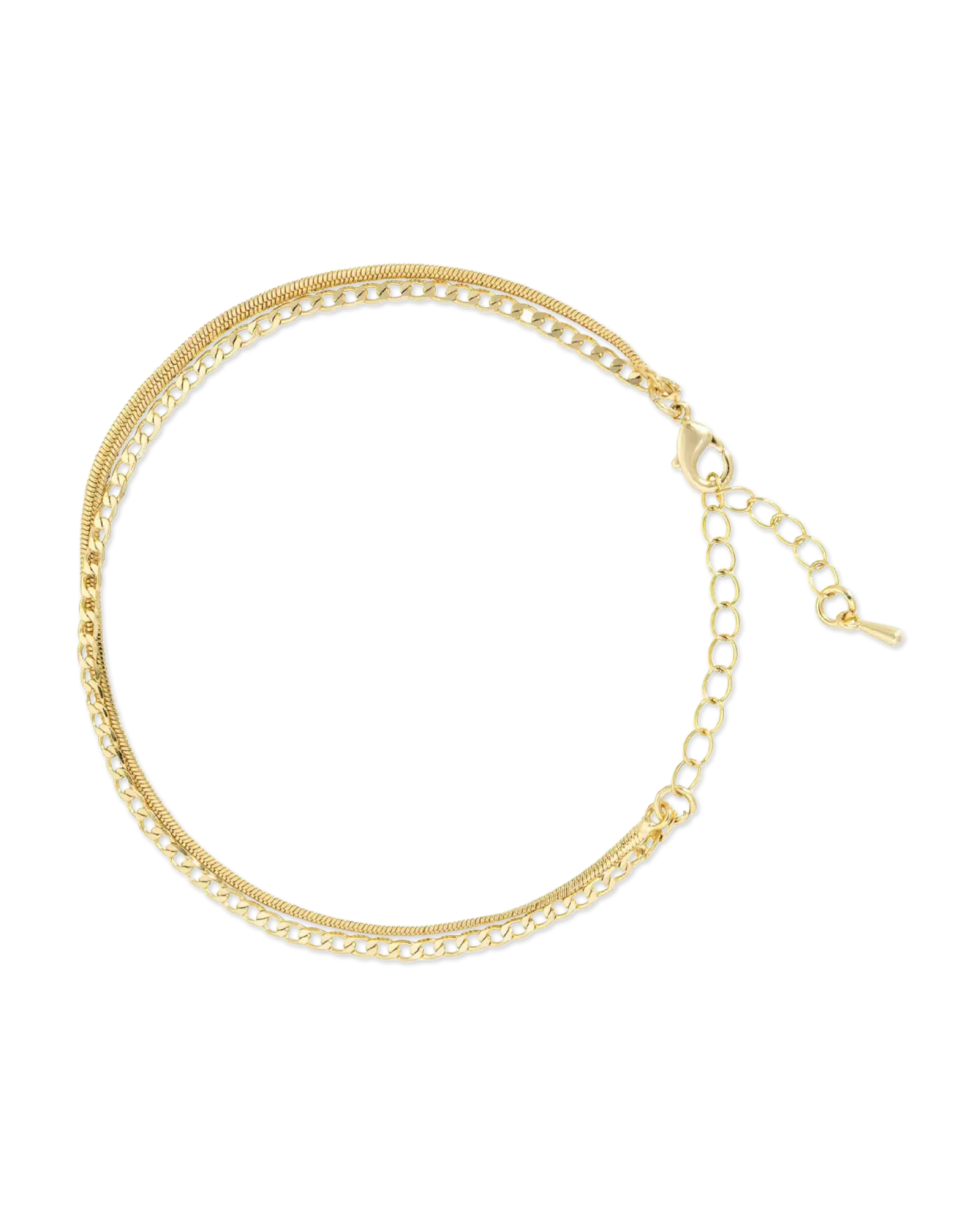 Bijou Brigitte Bracelet - Simple Gold Sale