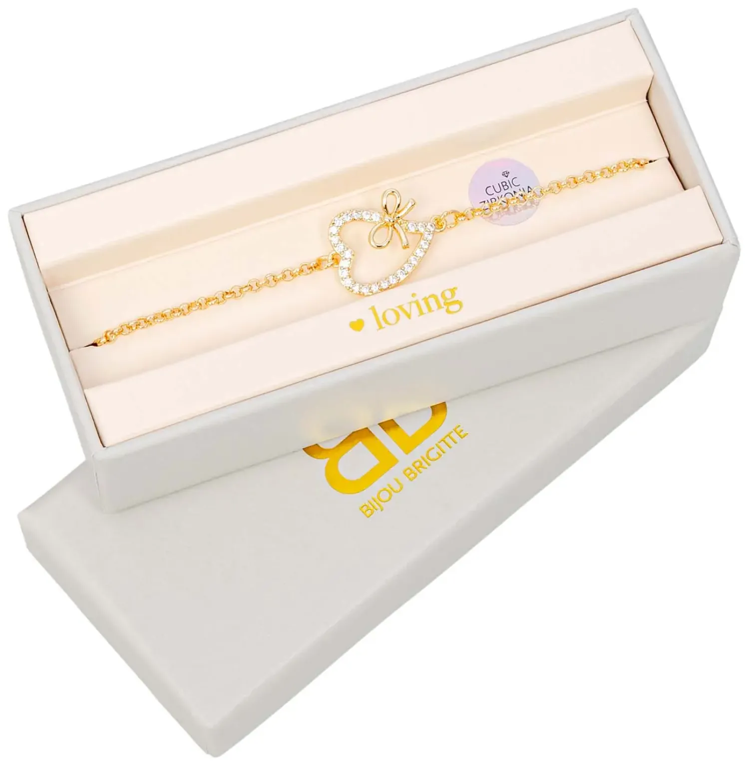 Bijou Brigitte Bracelet - Single Heart Sale