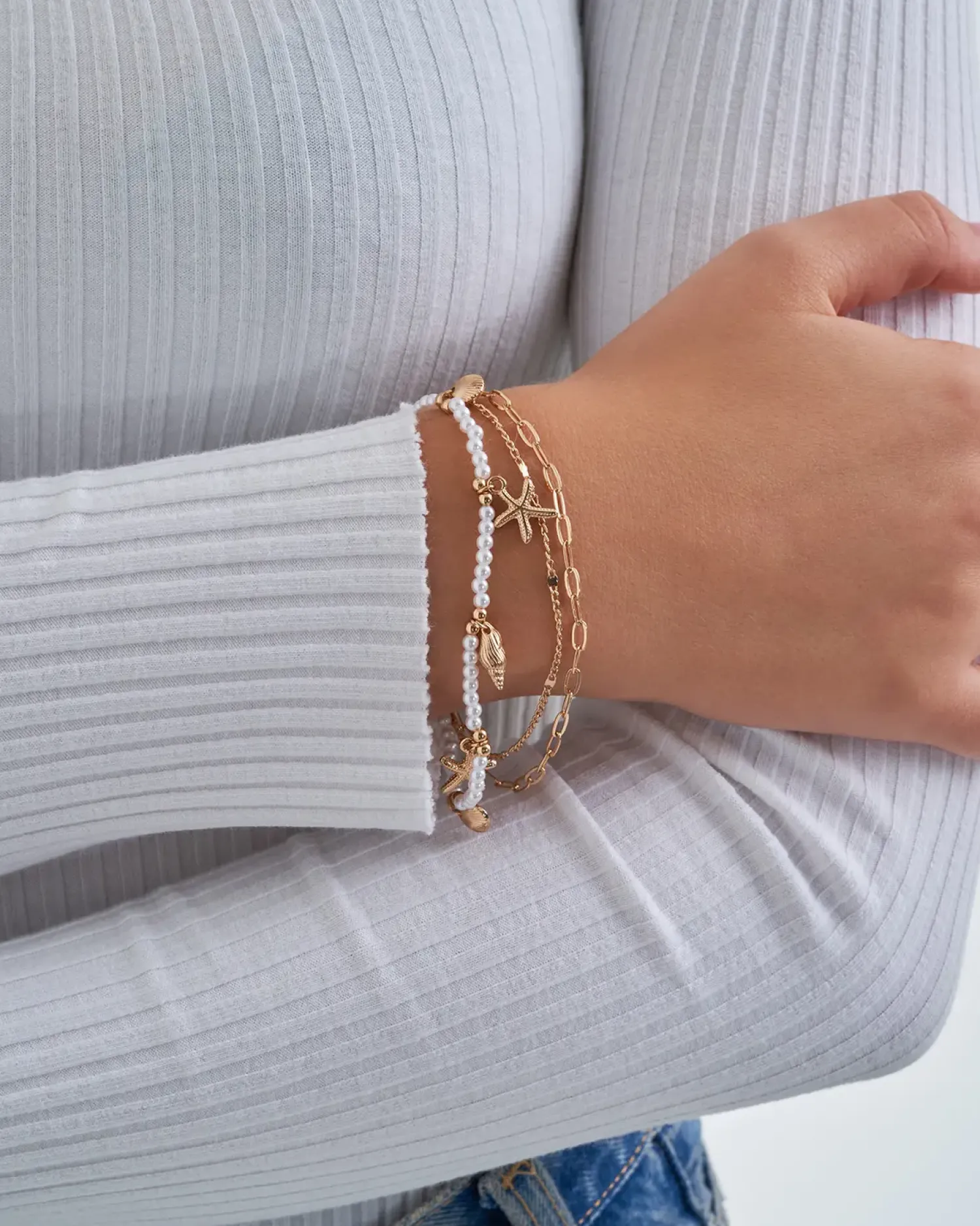 Bijou Brigitte Bracelet - Soft Ocean Sale