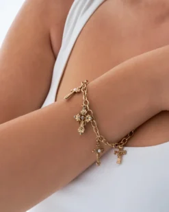 Bijou Brigitte Bracelet - Solid Cross Clearance