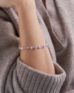 Bijou Brigitte Bracelet - Sparkling Square Hot