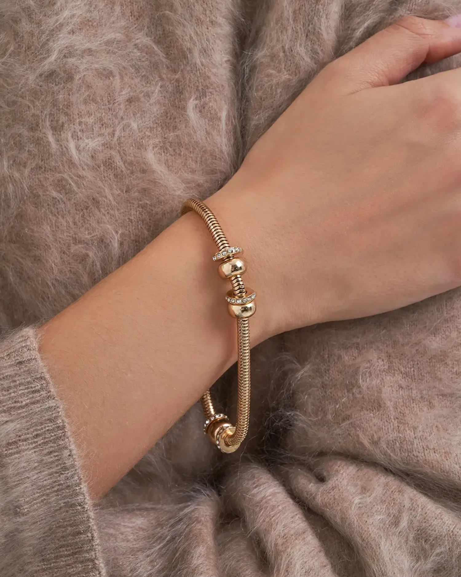Bijou Brigitte Bracelet - Sparkly Gold Best