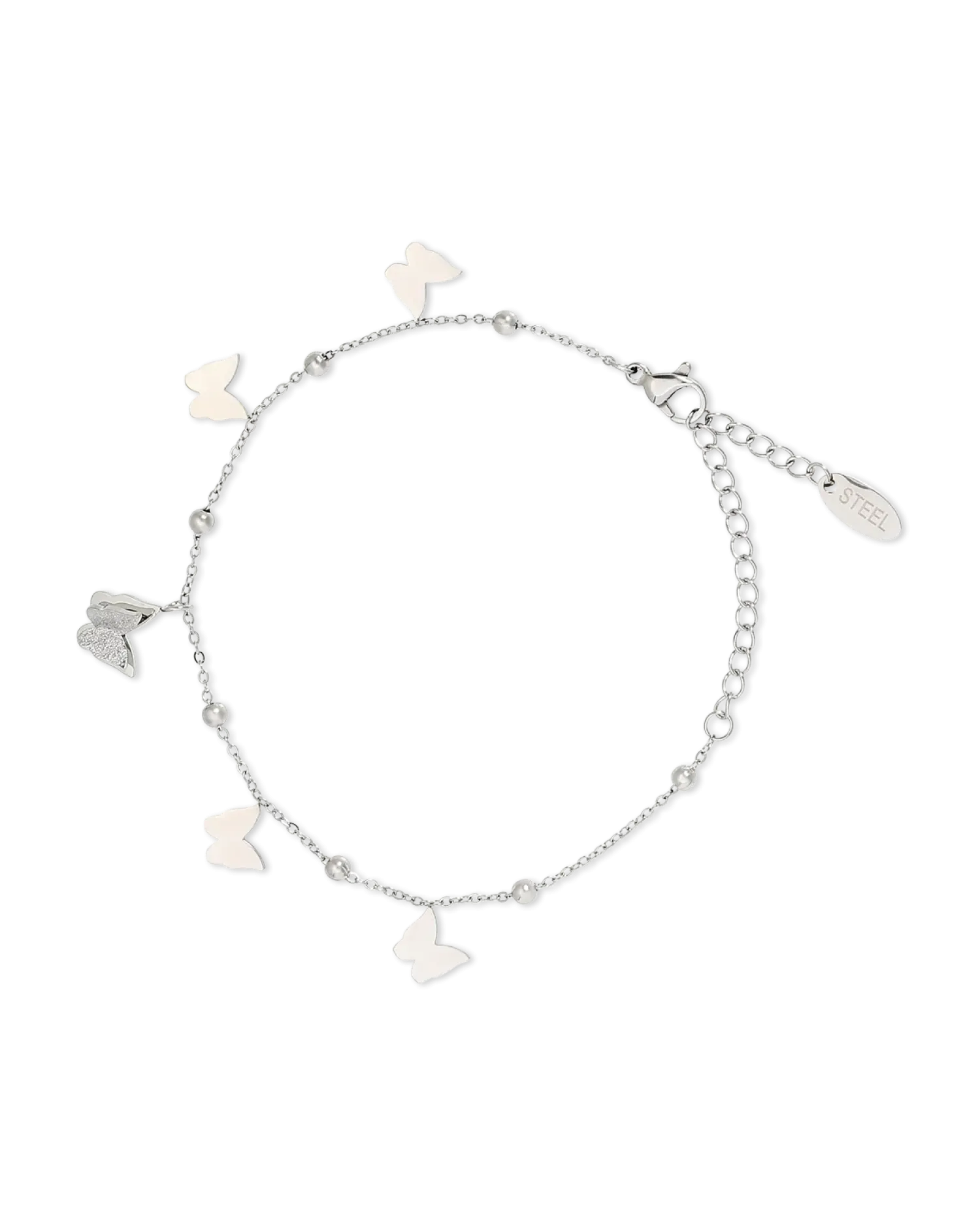 Bijou Brigitte Bracelet - Steel Shine Clearance