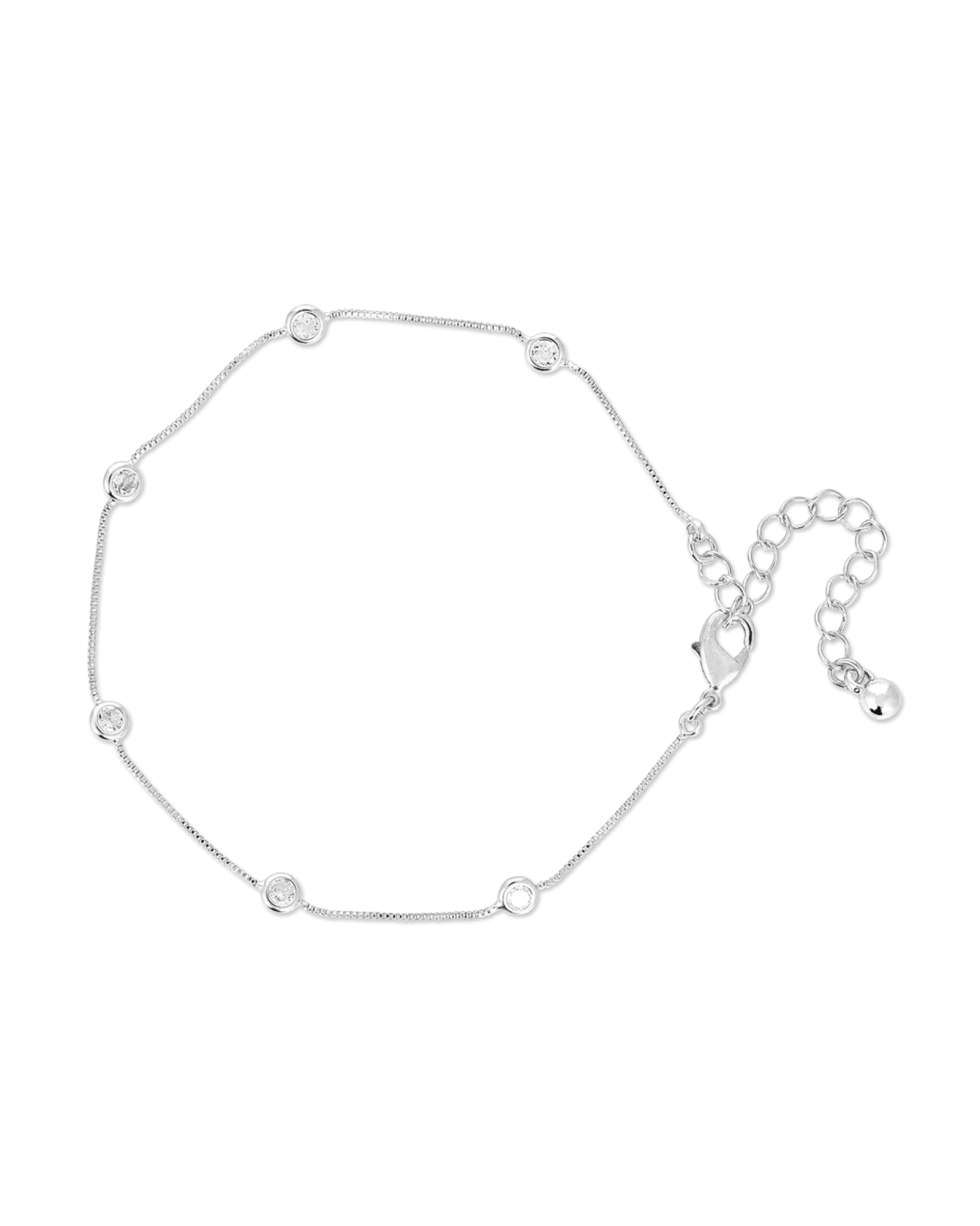 Bijou Brigitte Bracelet - Sweet Silver Curve Online