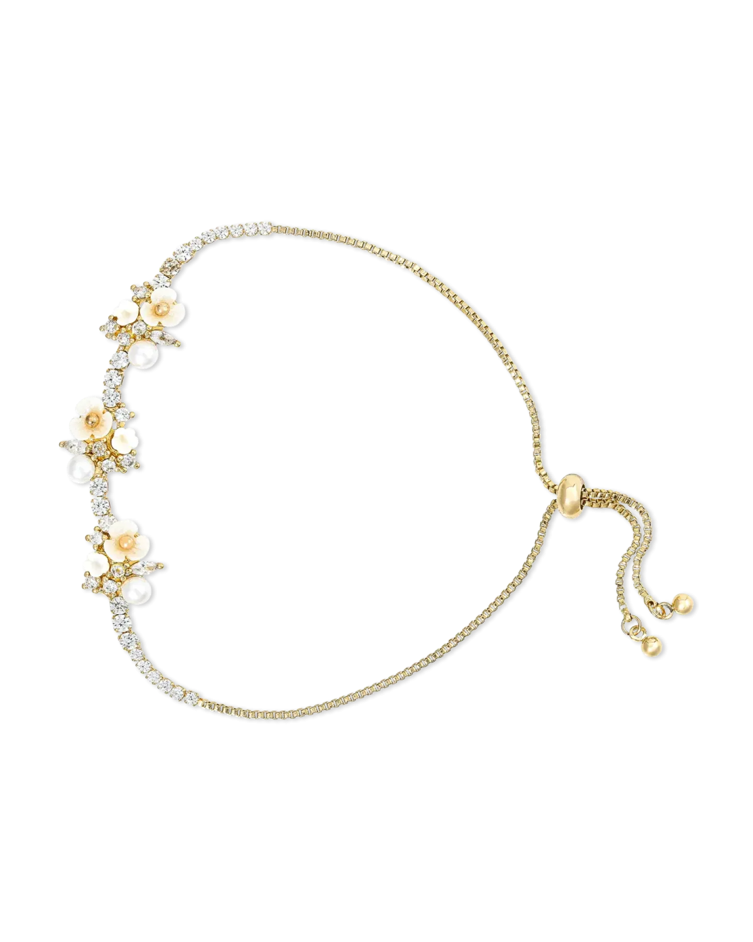 Bijou Brigitte Bracelet - Three Flowers