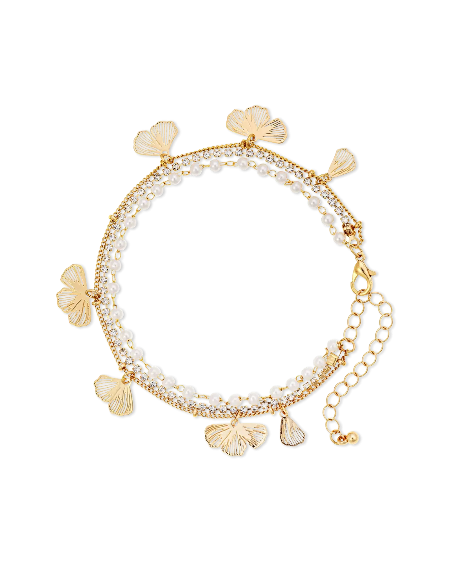 Bijou Brigitte Bracelet - Triple Glam Discount