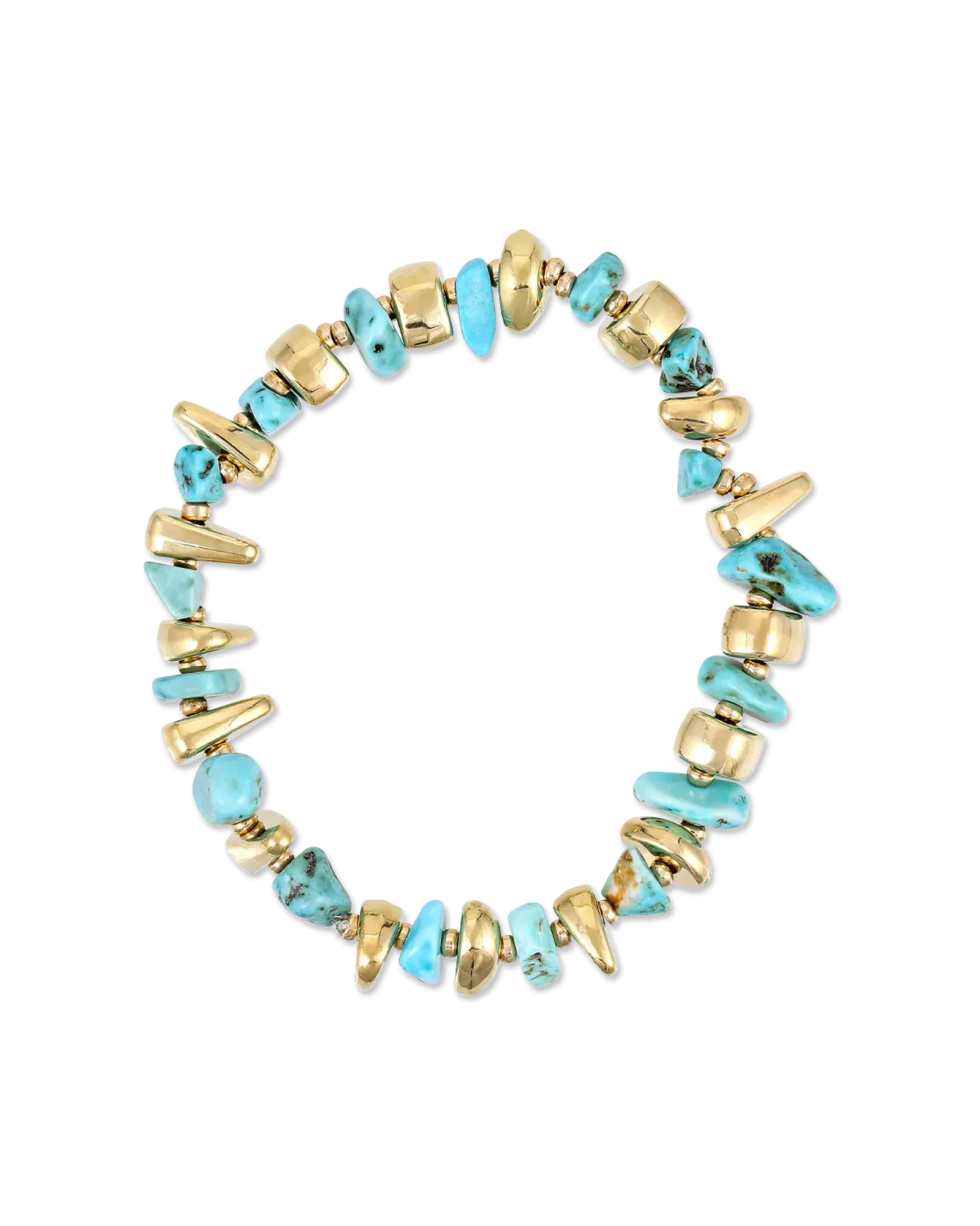 Bijou Brigitte Bracelet - Turquoise Gold Outlet