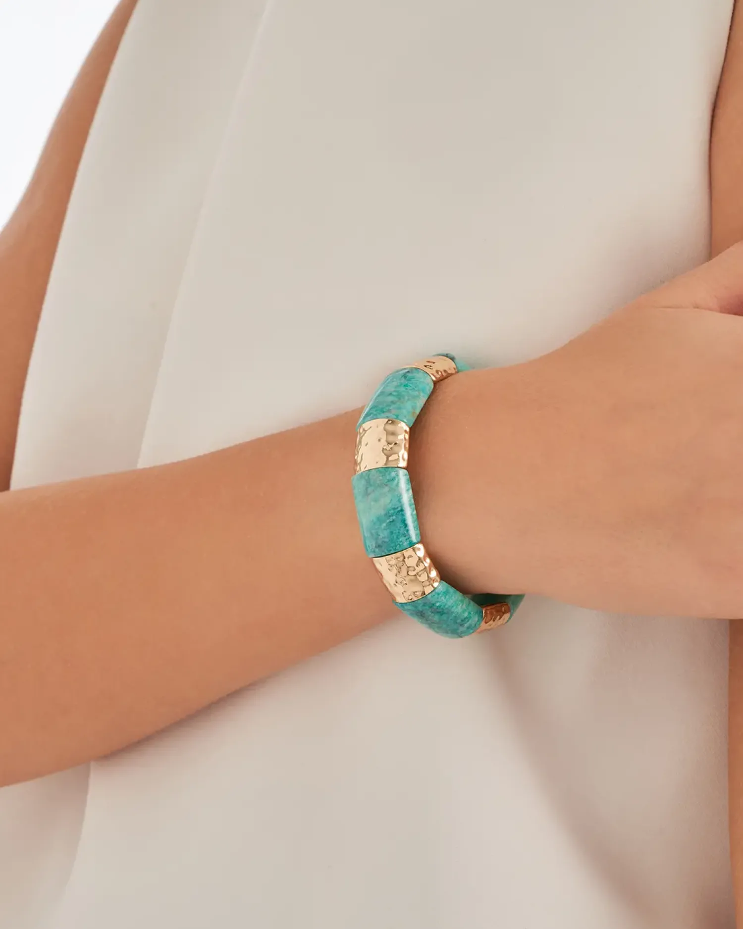 Bijou Brigitte Bracelet - Turquoise Marble Sale