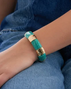 Bijou Brigitte Bracelet - Turquoise Marble Sale