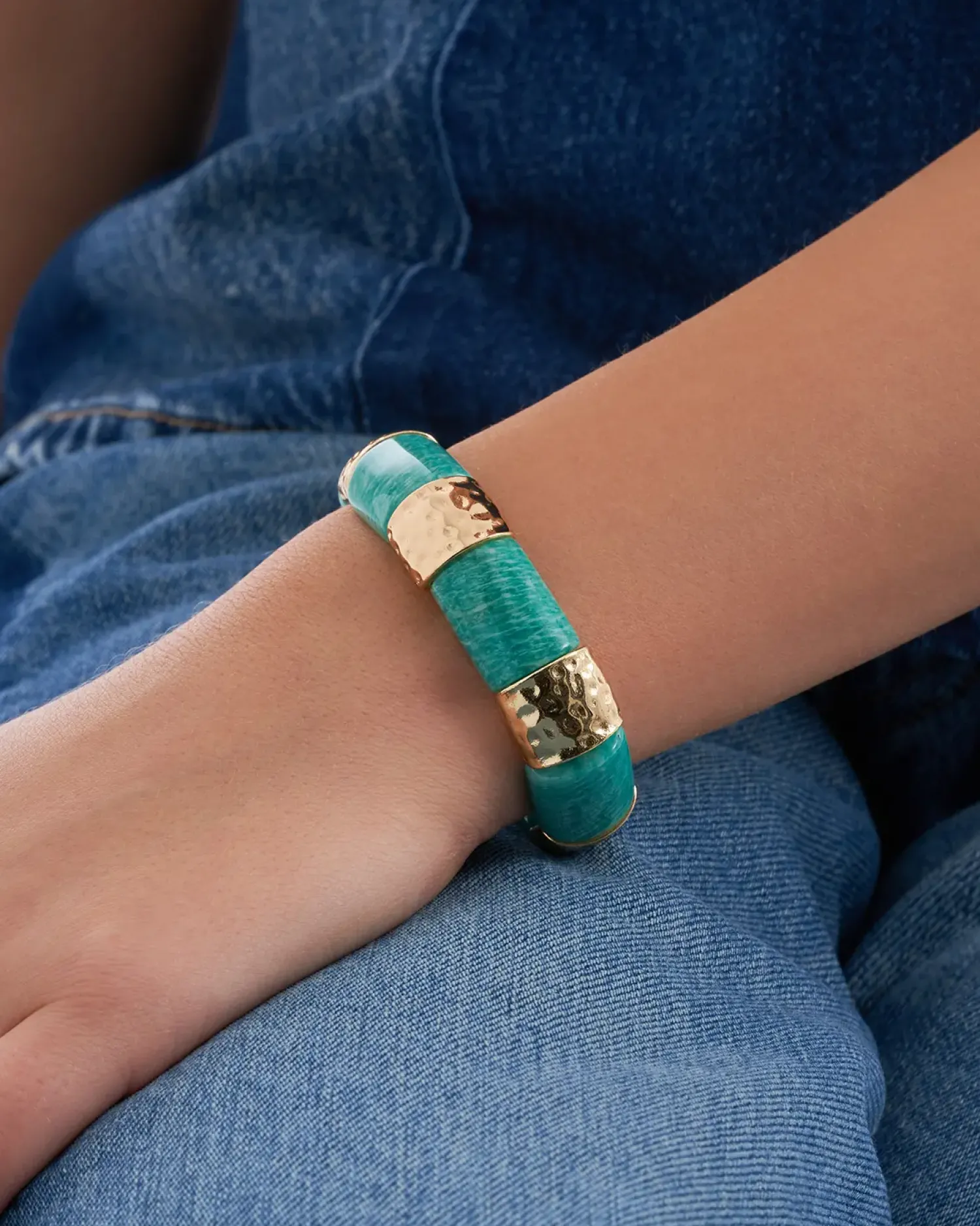 Bijou Brigitte Bracelet - Turquoise Marble Sale