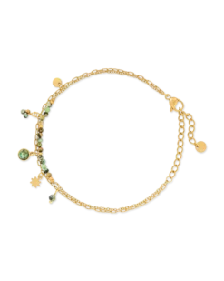 Bijou Brigitte Bracelet - Turquoise Steel Discount