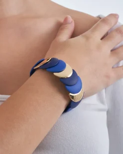 Bijou Brigitte Bracelet - Wavy Discs Online