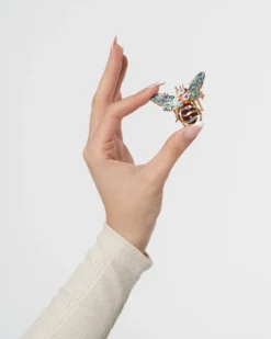 Bijou Brigitte Broche - Blue Bumblebee Clearance