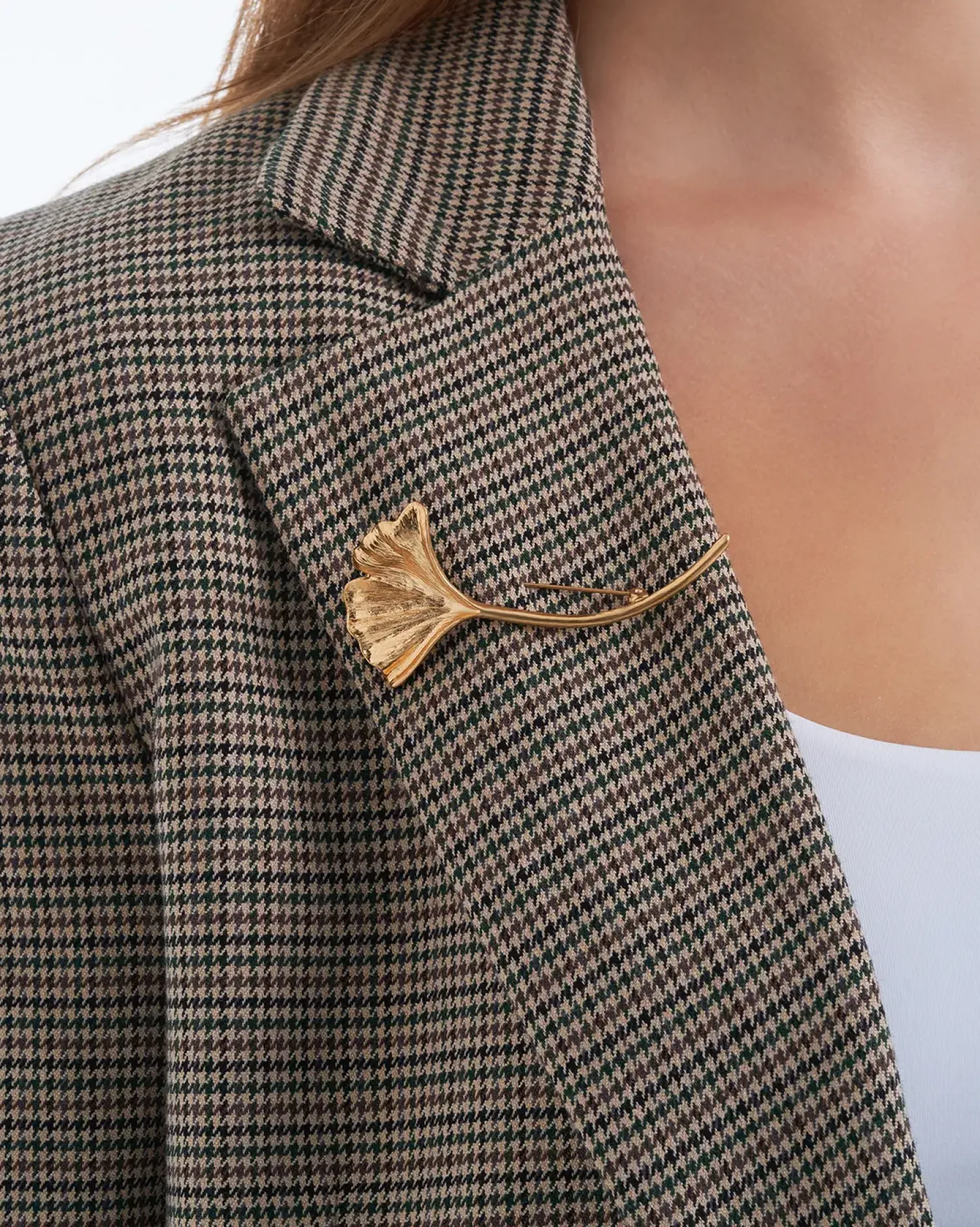 Bijou Brigitte Broche - Elegant Leaf New