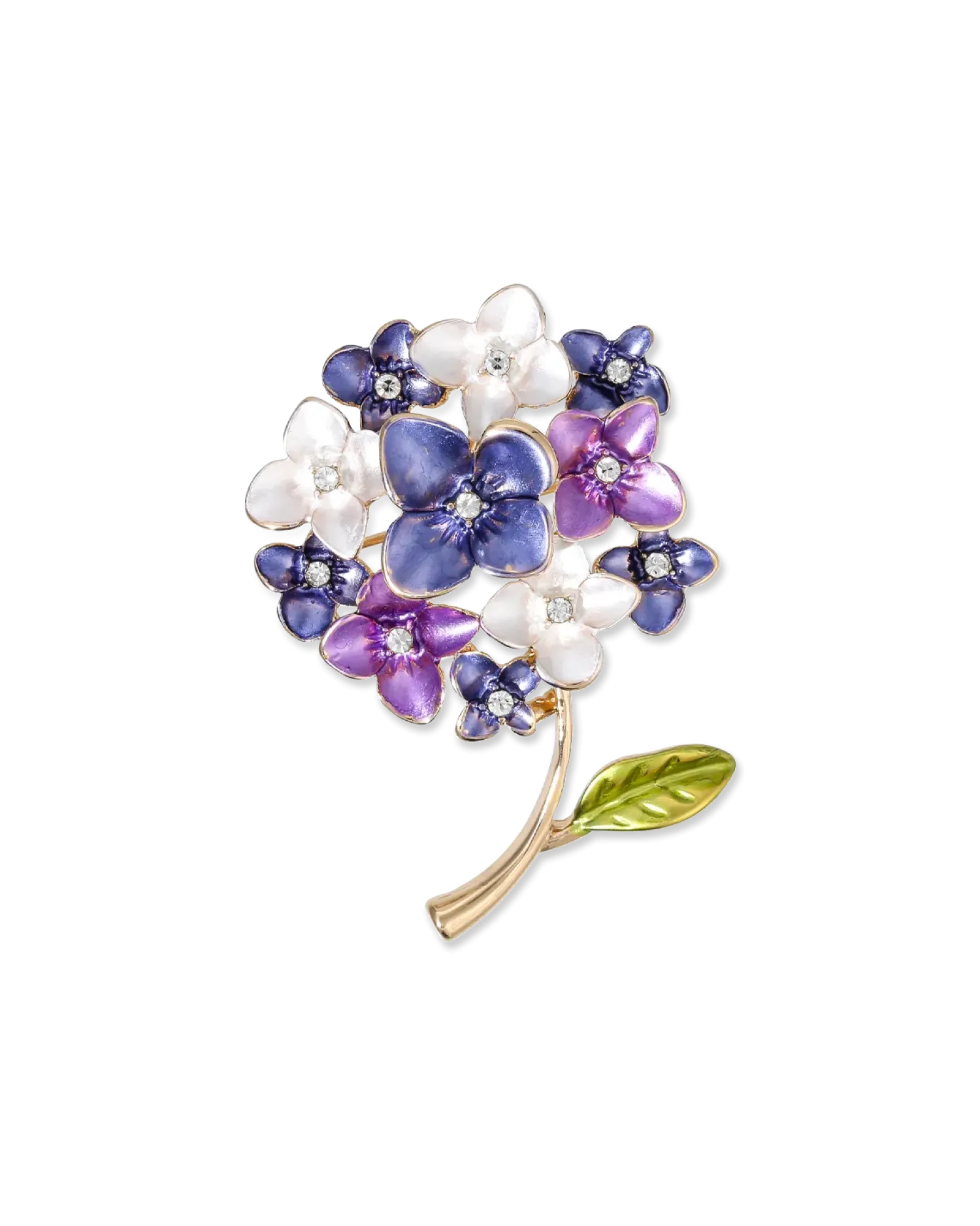 Bijou Brigitte Broche - Lilac Flower Hot