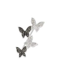 Bijou Brigitte Broche - Silver Butterfly Sale