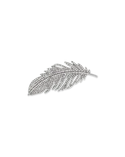 Bijou Brigitte Broche - Silver Feather Sale