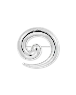 Bijou Brigitte Broche - Silver Spiral Best