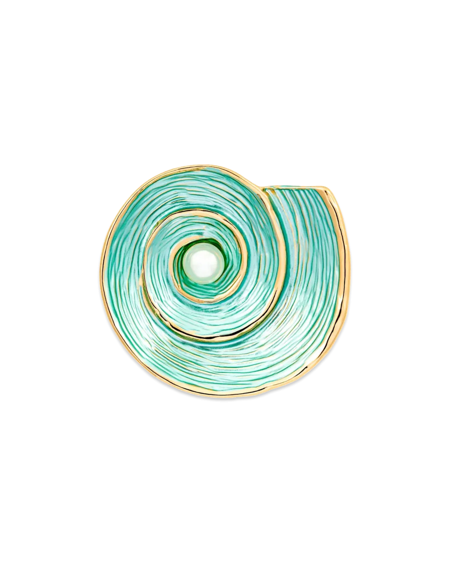 Bijou Brigitte Broche - Turquoise Shell Clearance