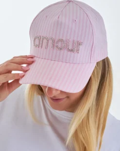 Bijou Brigitte Casquette - Amour Stripe Hot