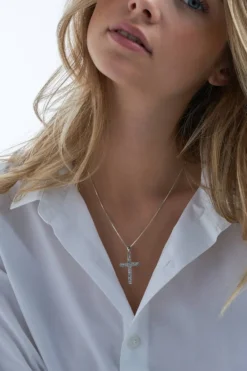 Bijou Brigitte Chaîne - Croix New