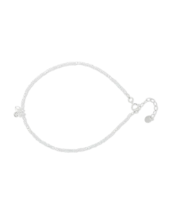 Bijou Brigitte Chaîne de cheville - Silver White Sale