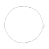 Bijou Brigitte Chaînette de cheville - Five Silver Pearls Clearance