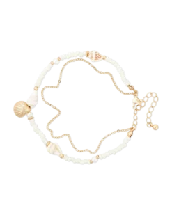 Bijou Brigitte Chaînette de cheville - Lovely Shell Best