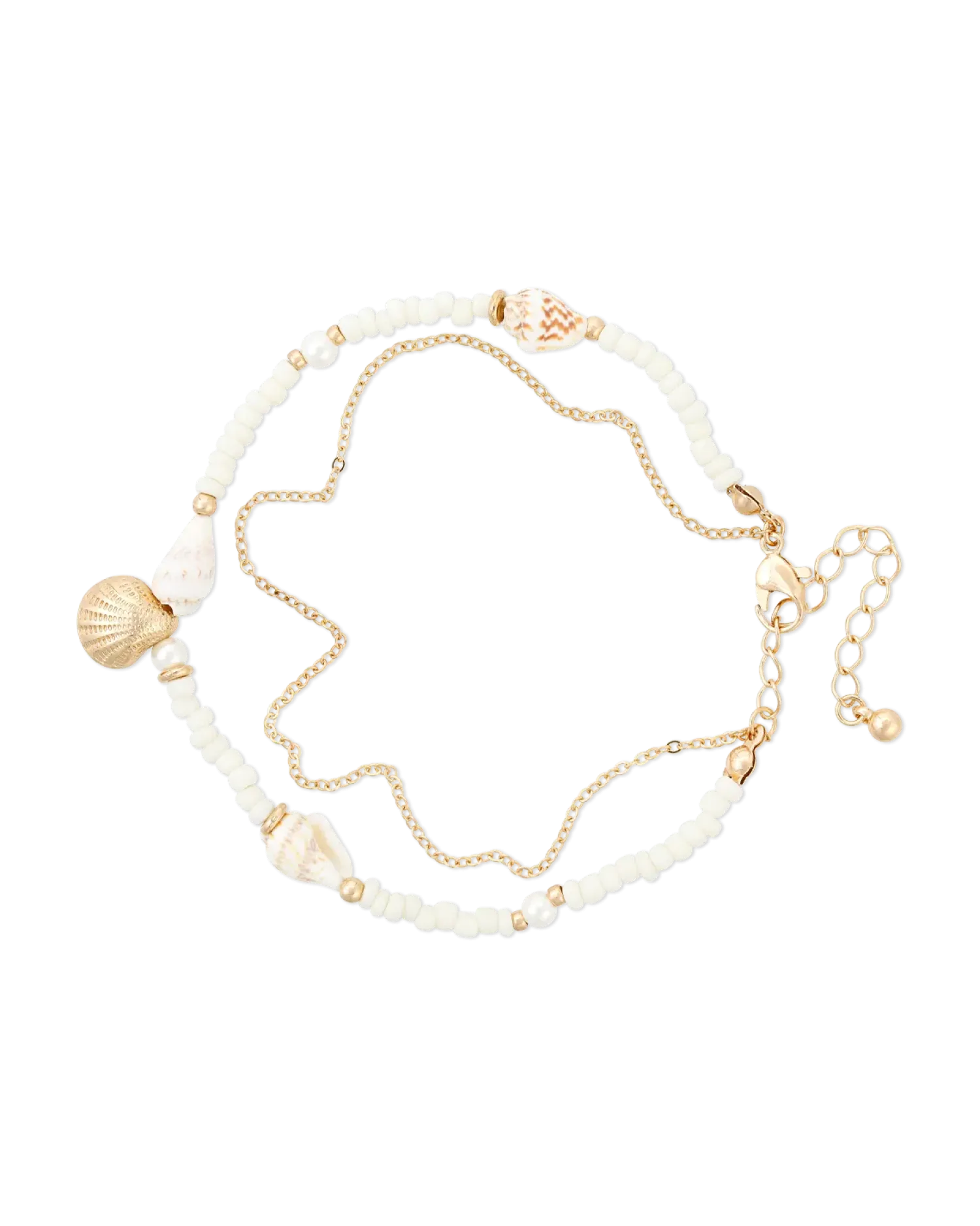 Bijou Brigitte Chaînette de cheville - Lovely Shell Best