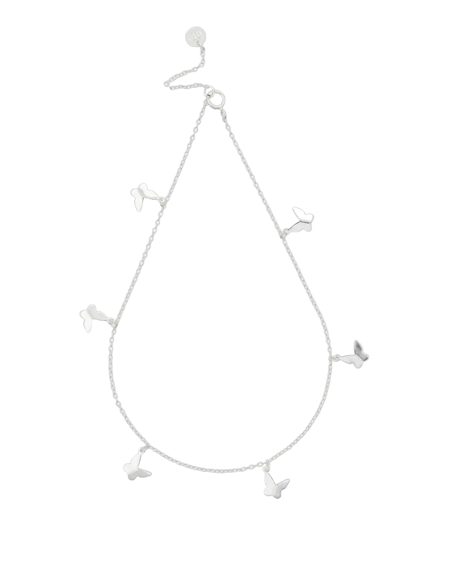 Bijou Brigitte Chaînette de cheville - Silver Butterfly Discount