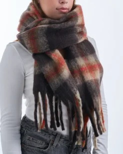 Bijou Brigitte Écharpe - Autumn Checks Clearance