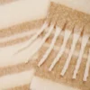 Bijou Brigitte Écharpe - Beige Stripes Sale