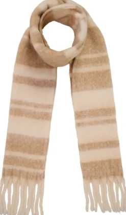 Bijou Brigitte Écharpe - Beige Stripes Sale