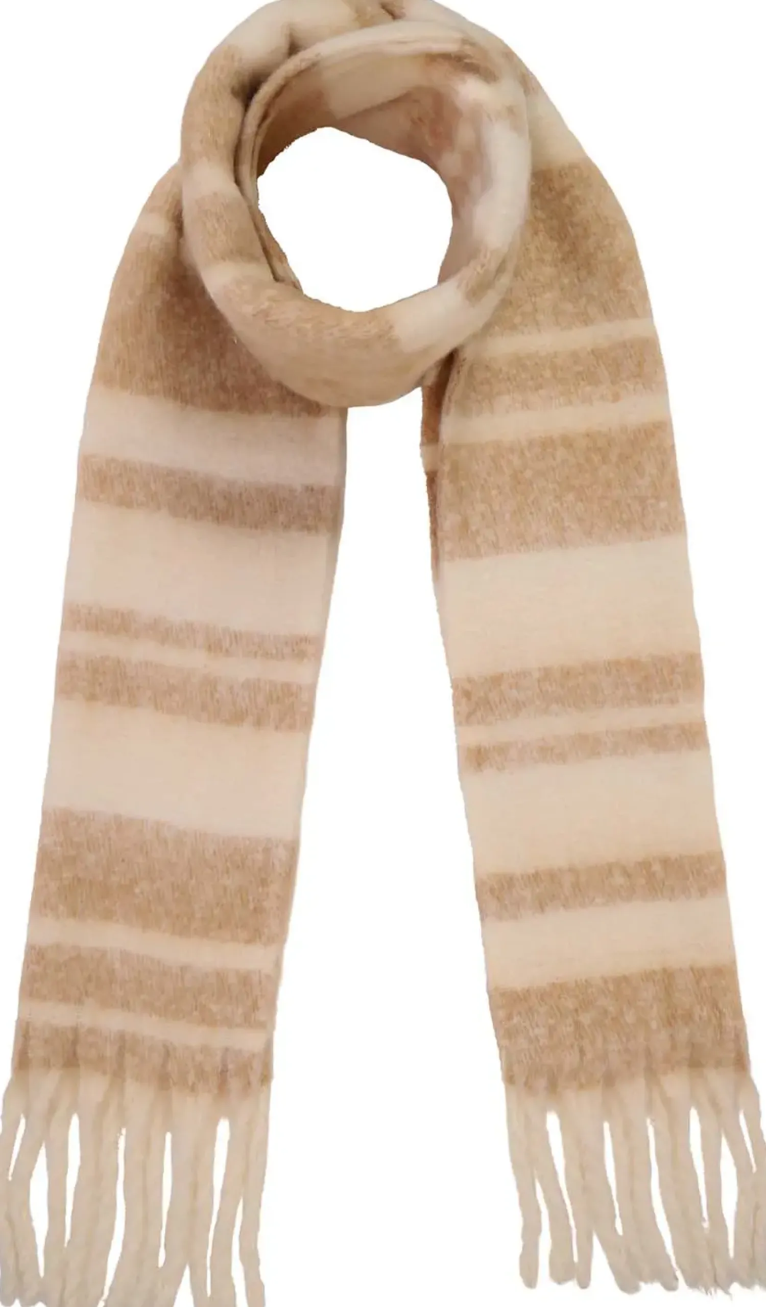 Bijou Brigitte Écharpe - Beige Stripes Sale
