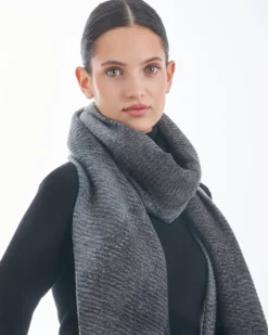 Bijou Brigitte Écharpe - Black Ombré Sale